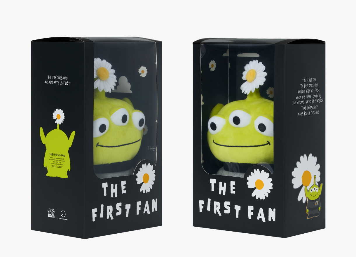 The First Pan Standing Plush Doll Alien