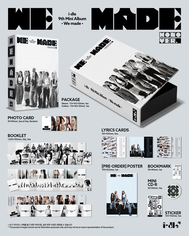 i-dle (아이들) - 미니 9집 We made (POCAALBUM Ver.)